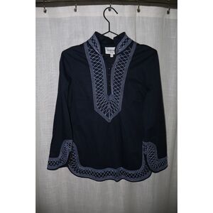 Elizabeth McKay Navy Tunic with Gold Buttons Size 4